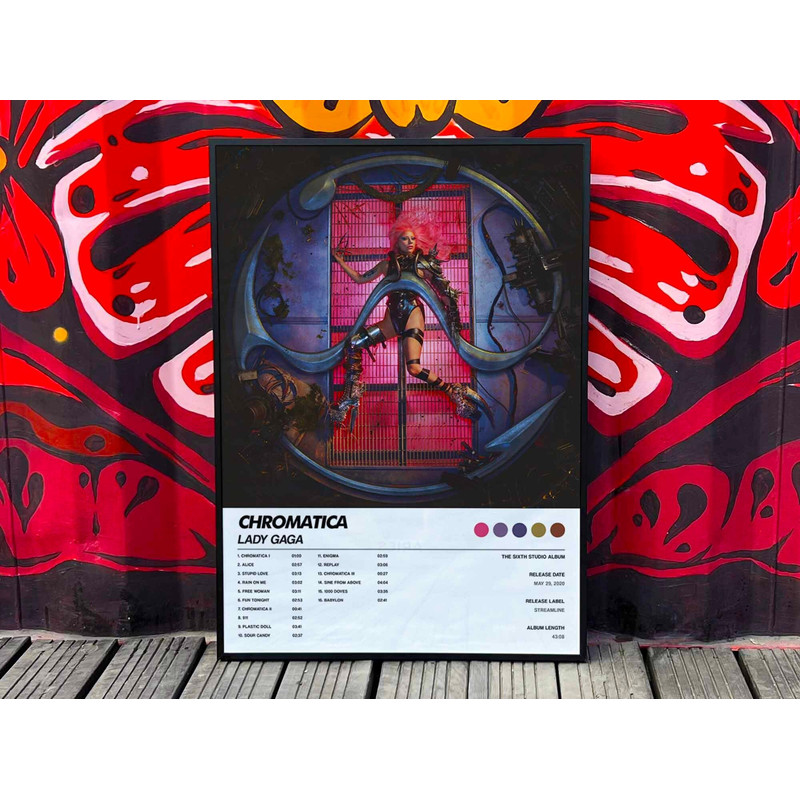 Lady Gaga Chromatica Album Cover Poster #6.jpg