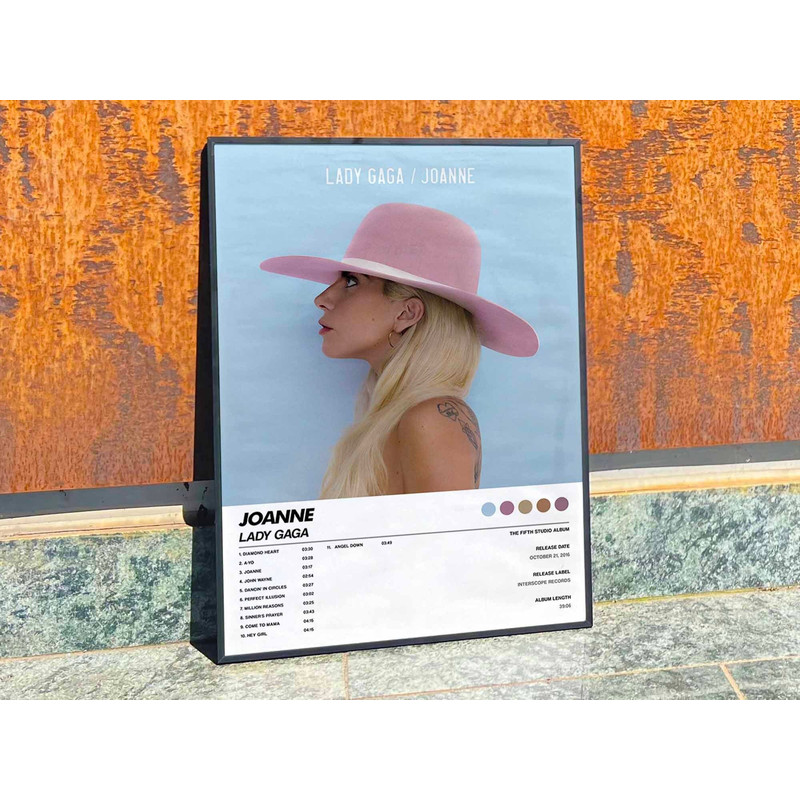 Lady Gaga Joanne Album Cover Poster #6.jpg