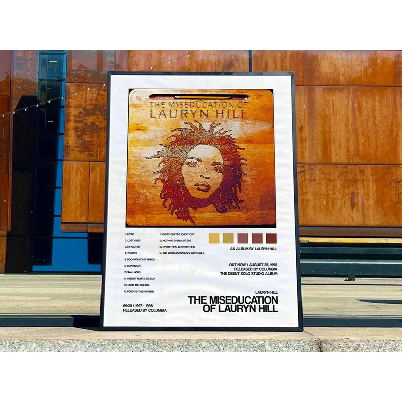 Lauryn Hill The Miseducation Of Lauryn Hill Album Cover Poster #2.jpg