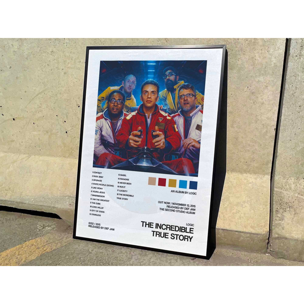 Logic The Incredible True Story Album Cover Poster.jpg