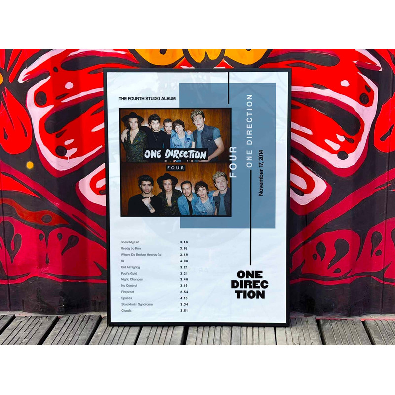 One Direction Four Album Cover Poster #3.jpg