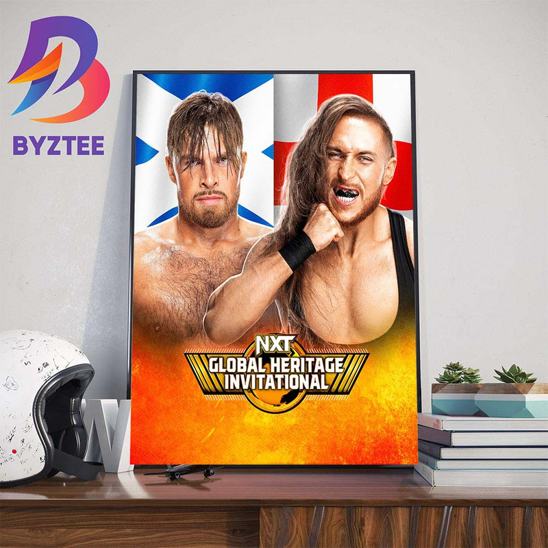 Joe Coffey Vs Pete Butch Dunne In The WWE NXT Global Heritage Invitational Final Wall Decor Poster Canvas.jpg
