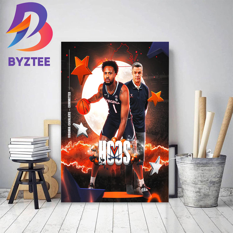 Jordan Minor Committed Virginia Cavaliers Mens Basketball Decor Poster Canvas.jpg