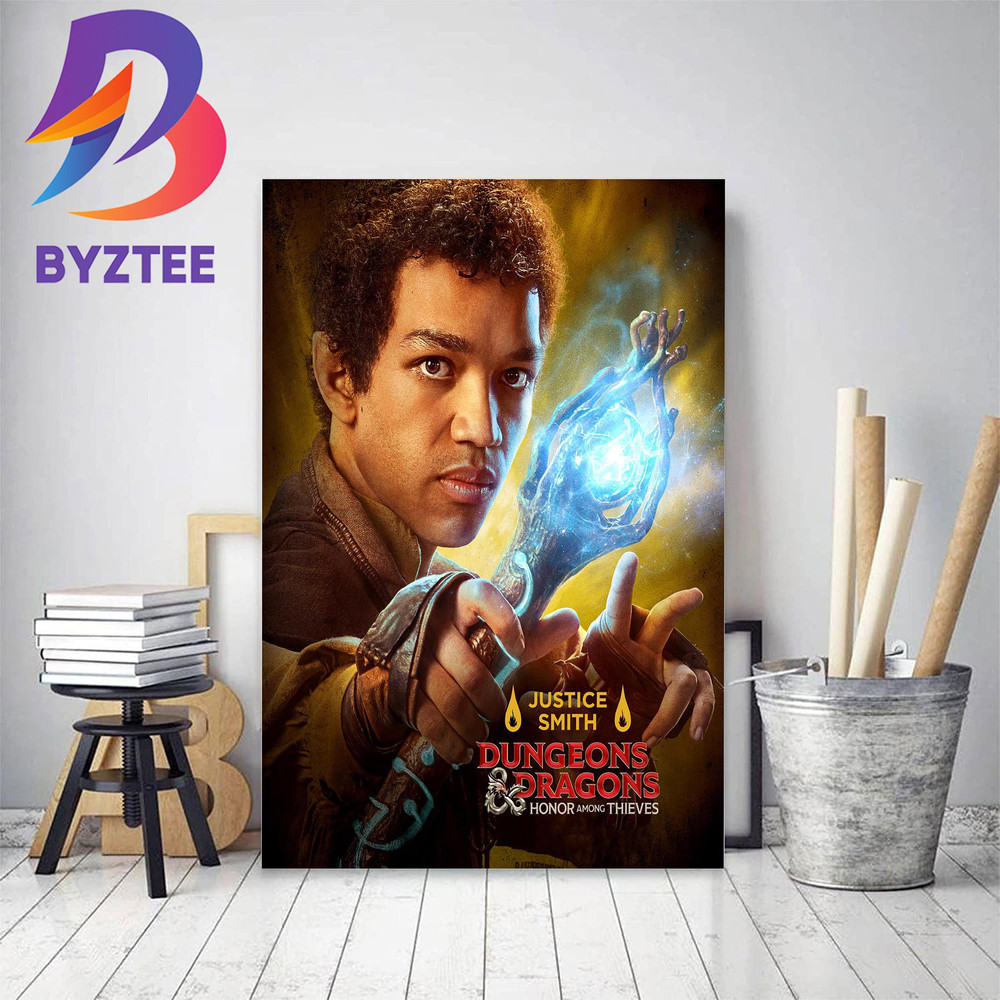 Justice Smith As Simon The Sorcerer In The Dungeons And Dragons Honor Among Thieves Decor Poster Canvas.jpg