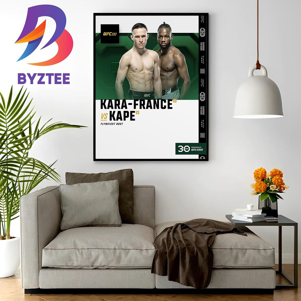 Kai Kara France Vs Manel Kape For Flyweight Bout At UFC 293 Home Decor Poster Canvas.jpg