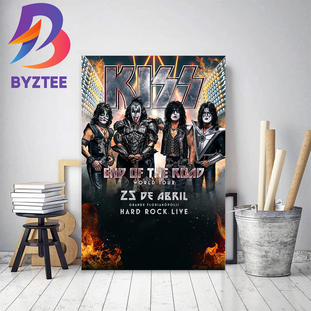 KISS End Of The Road World Tour Poster Decor Poster Canvas.jpg