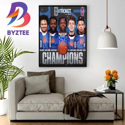 knicks gaming are the 2023 champions of the ticket home decor poster canvas