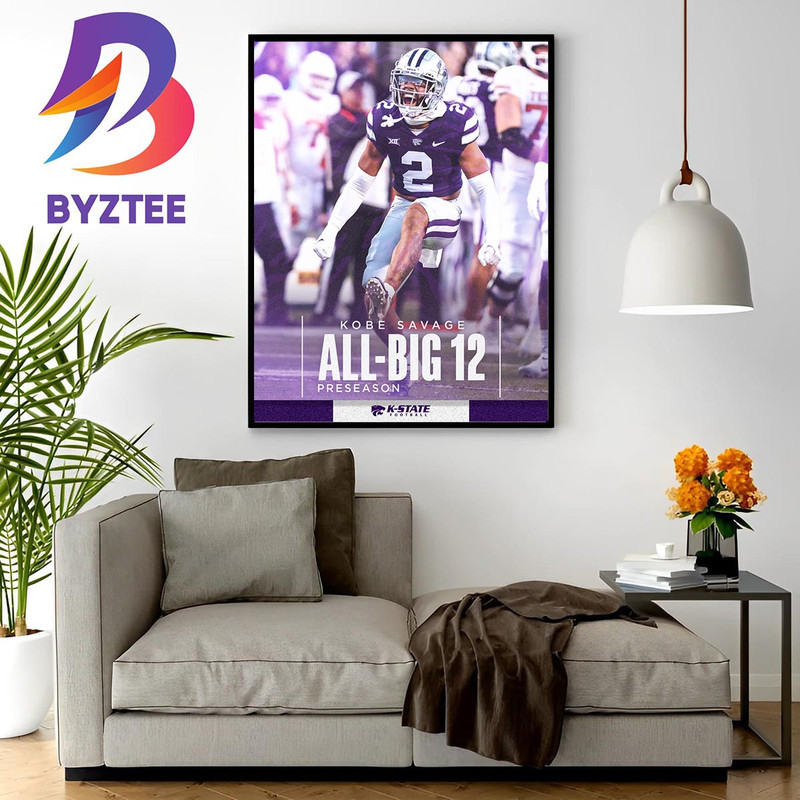 Kobe Savage Is The Big 12 Conference Preseason All Big 12 Team Home Decor Poster Canvas.jpg
