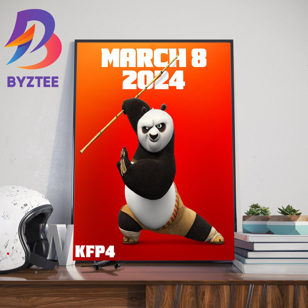 Kung Fu Panda 4 March 8 2024 Poster Home Decor Poster Canvas.jpg