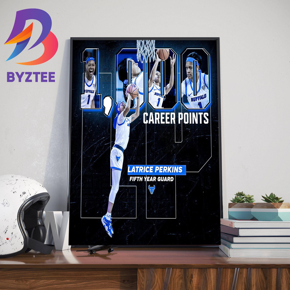 Latrice Perkins 1000th Career Point Decor Poster Canvas.jpg