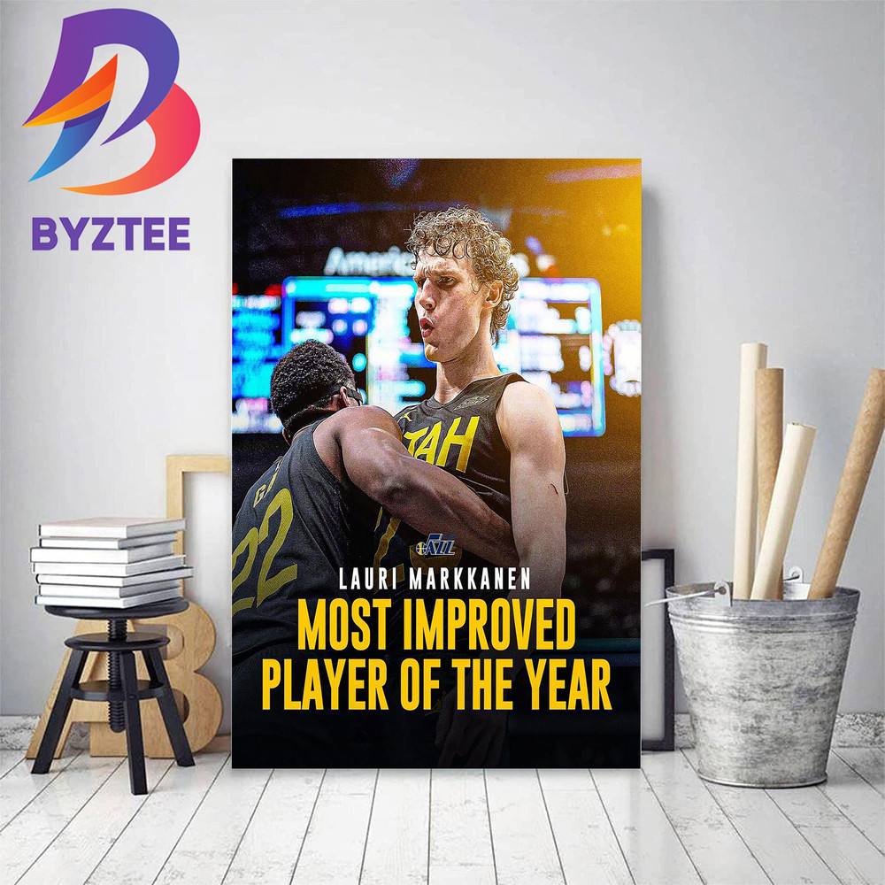 Lauri Markkanen Wins 2022-23 NBA Most Improved Player Of The Year Decor Poster Canvas.jpg