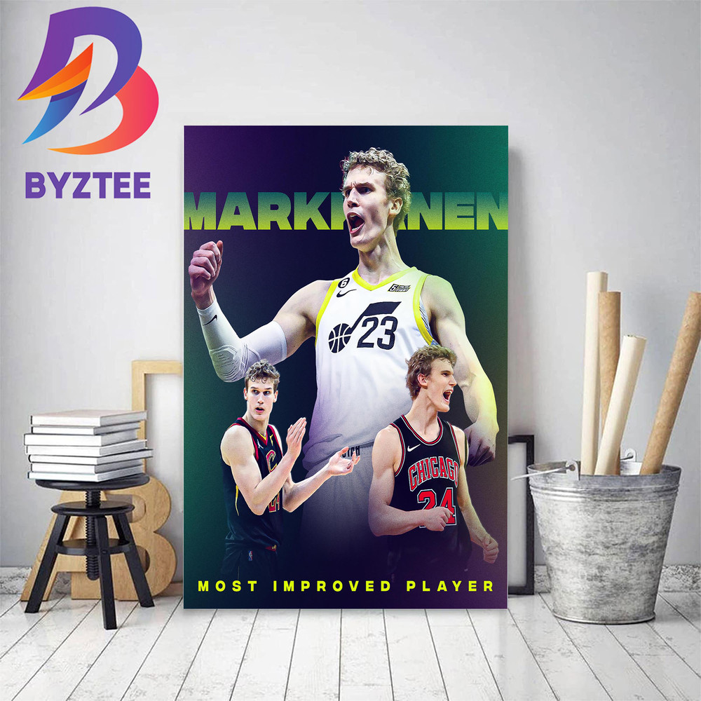 Lauri Markkanen Wins The 2023 Kia NBA Most Improved Player Decor Poster Canvas.jpg