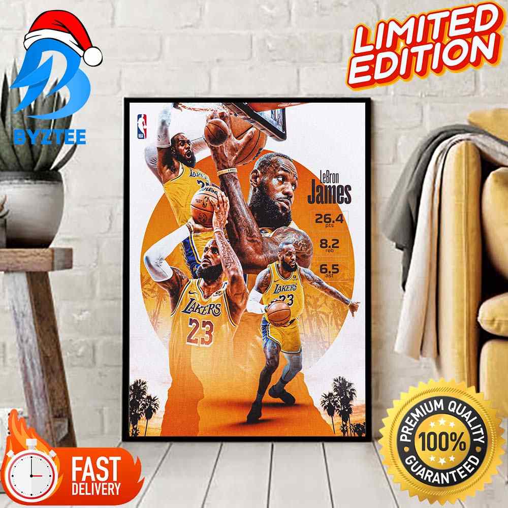 Lebron James Performance In Year 21 Of NBA Stylish Home Poster.jpg