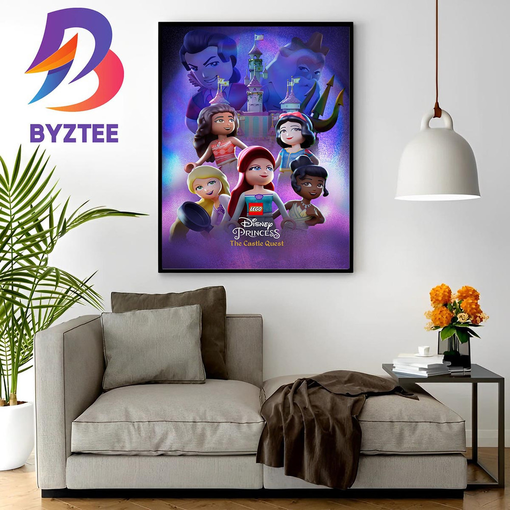 Lego Disney Princess The Castle Quest Poster Home Decor Poster Canvas.jpg