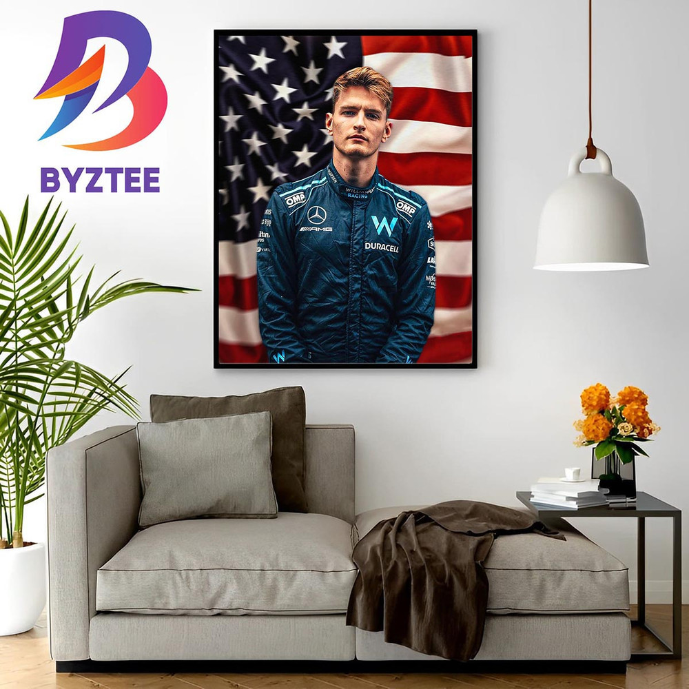 Logan Sargeant Is The First American Driver To Start An F1 Race In The Top 10 In 30 Years Wall Decor Poster Canvas.jpg
