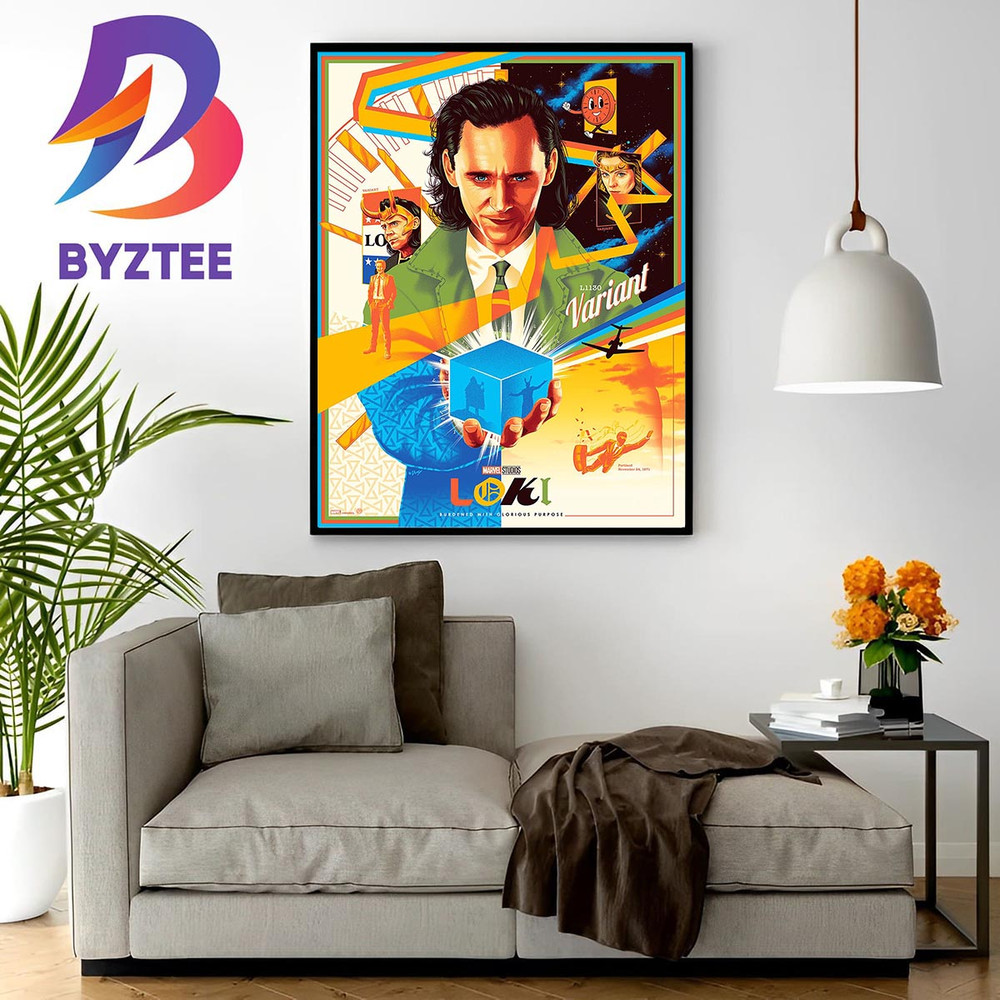 Loki Season 2 Of Marvel Studios New Poster Art By Fan Wall Decor Poster Canvas.jpg