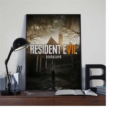 resident evil 7 biohazard poster print | gaming