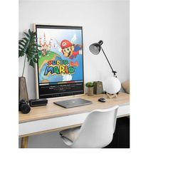 super mario world 64 poster | gaming poster
