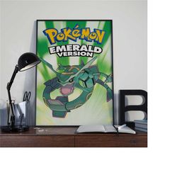 pokemon emerald 2004 poster | gaming poster |