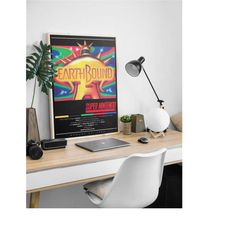 earthbound 1994 poster print | gaming poster |