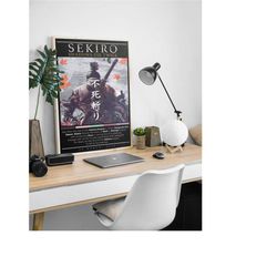 sekiro shadows die twice poster | gaming poster