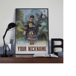 apex legends bangalore poster | gaming poster |