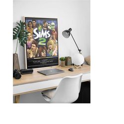 the sims 2 poster print | gaming poster
