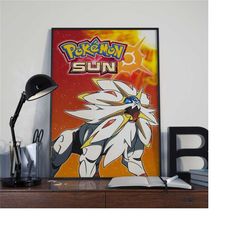 pokemon sun 2016 poster | gaming poster |