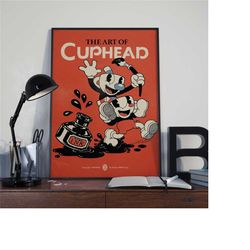 cuphead poster print | gaming poster | room