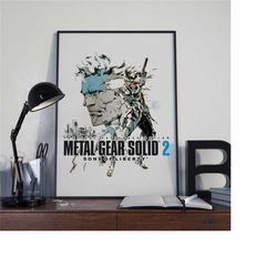 metal gear solid 2 sons of liberty poster