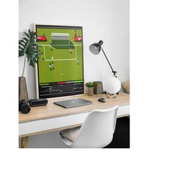 sensible soccer 1982 poster print | gaming poster