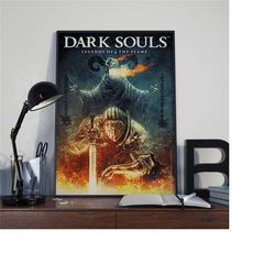 dark souls legends of the flame poster |