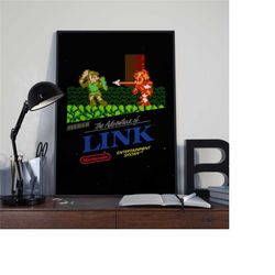 zelda ii the adventure of link poster |