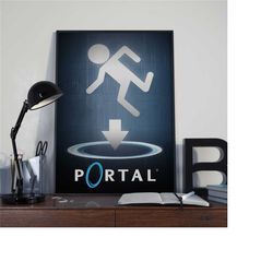 portal poster print | gaming poster | room