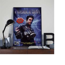 deus ex invisible war poster | gaming poster