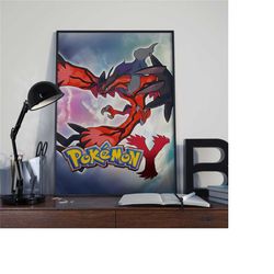 pokemon y 2013 poster | gaming poster |