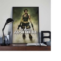 tomb raider underworld poster print | gaming poster