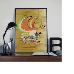 pokemon heartgold 2009 poster | gaming poster |