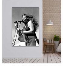 janis joplin poster music canvas poster wall art