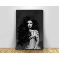 cardi b music singer canvas poster wall art