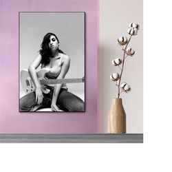 amy winehouse canvas poster wall art decor home