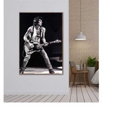 keith richards canvas poster wall art decor home