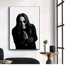 ozzy osbourne canvas poster wall art decor home