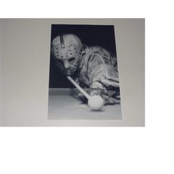 jason voorhees friday the 13th poster horror playing