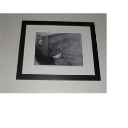 framed led zeppelin robert plant '77 "jimmy page