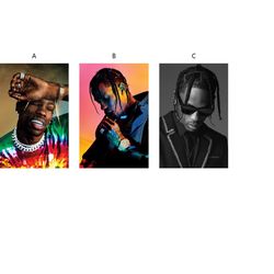 travis scott hip hop rap classic music poster,