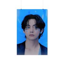 bts v posters, kim taehyung posters, kpop gift,