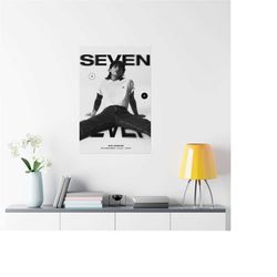 bts jungkook seven posters,bts wall print,bts posters,jk posters,