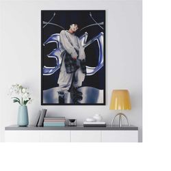 bts jungkook 3d poster, jk seven, bts wall