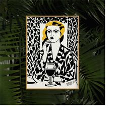 berger 45 wine poster - french advertising print,